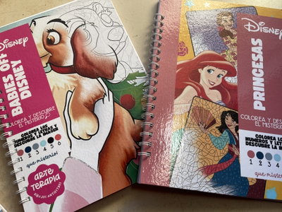 Libros de colorear Disney