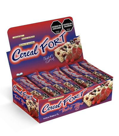 Cereal Fort Frutos Rojos x 24u.