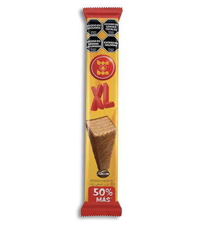 Oblea Bon o Bon Leche XL 45g x 16u.