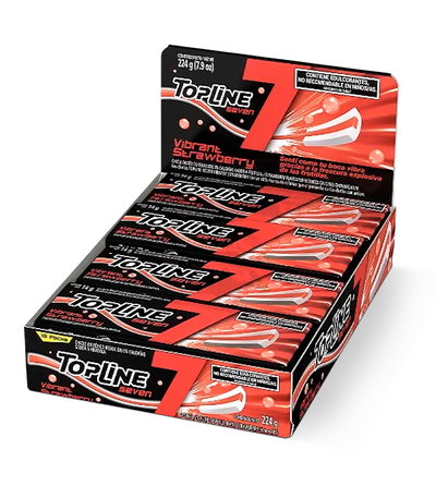 Chicles Topline Seven Strawberry Frutilla x 16u.