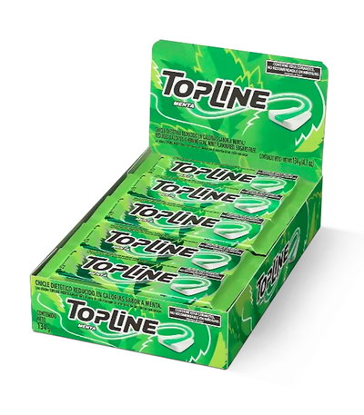 Chicles Topline Sabor Menta x 20u.