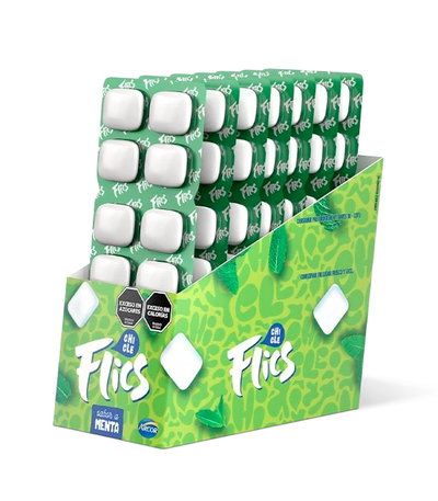Chicles Confitados - Flics Menta x12u.