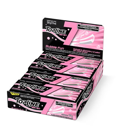 Chicles Topline Seven Bubble Fun x16u.