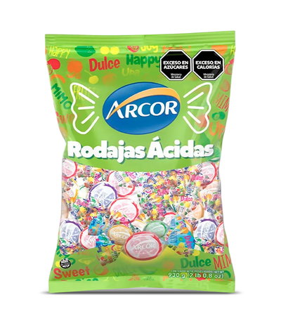 Caramelos Arcor - Rodajas Ácidas 930g.