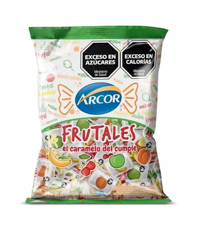 Caramelos Arcor - Masticables Frutales  800g.