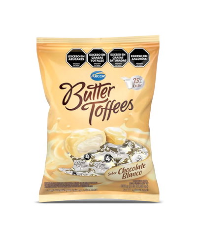 Caramelos - Butter Toffees Chocolate Blanco 822g.