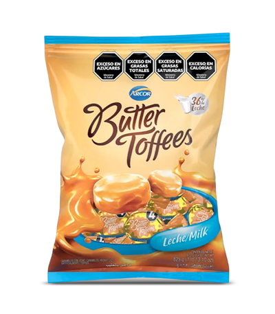 Caramelos - Butter Toffees Leche 825g.