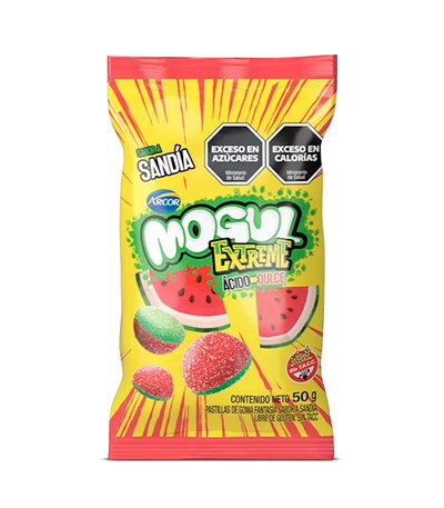 Gomitas Mogul - Extreme Sandias 50g x 10u.