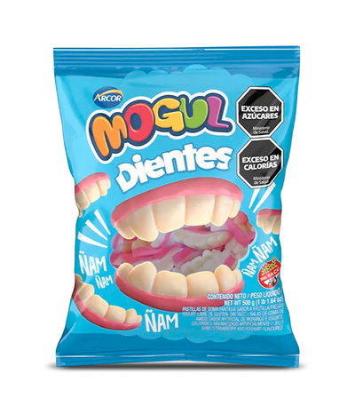 Gomitas Mogul - Dientes 500g.