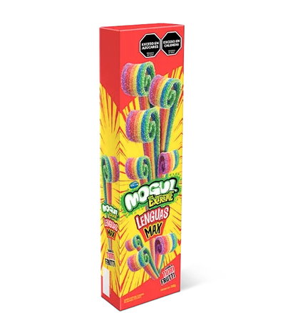 Gomitas Mogul - Extreme Lenguas Max Tutti Frutti 24u. x 15g.