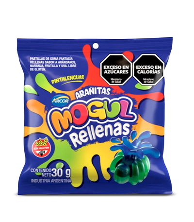 Gomitas Mogul - Arañitas Rellenas Pintalenguas 30g. x 12u.