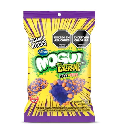 Gomitas Mogul - Extreme Gusanito Rocks 40g x 10u.