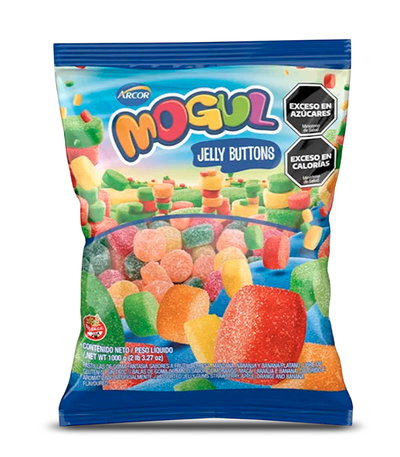 Gomitas Mogul - Jelly Buttons 1 Kg.