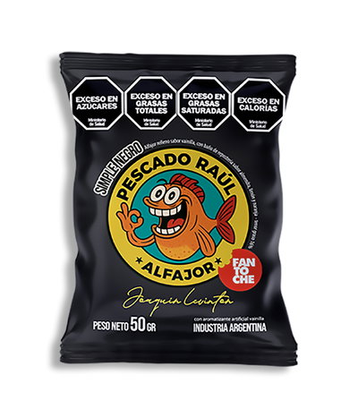 Alfajor Pescado Raul Chocolate 50g x 12u.