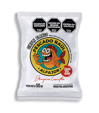 Alfajor Pescado Raul Blanco 50g x 12u.
