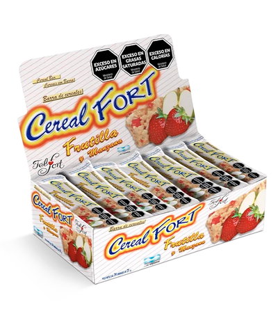 Barra de Cereal Cerealfort Frutilla x 24u.