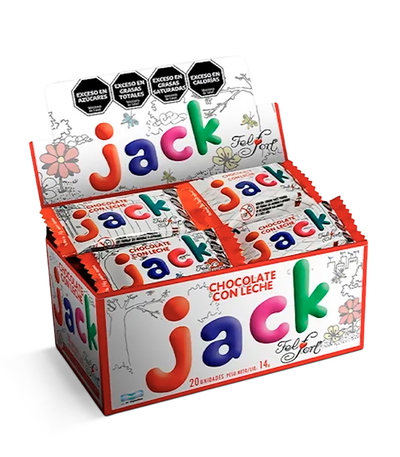 Chocolate Jack con Sorpresa Mafalda 14g x 20u.