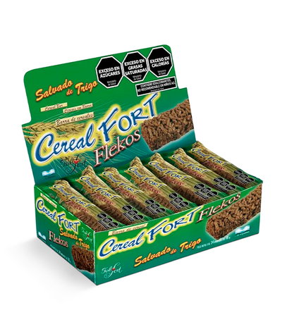 Barra de Cereal Cerealfort Flekos x 24u.