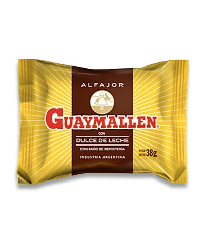 Alfajor Guaymallen Simple Chocolate 38g - 20u.