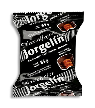 Alfajor Jorgelín Negro 85g - 12u.