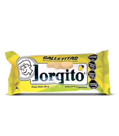 Galletitas Rellenas Jorgito Mousse de Limón 90g - 5u.