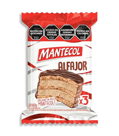 Alfajor Mantecol Triple 60g - 12u.