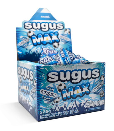 Caramelos Sugus Max Mundial Anana x 70u.