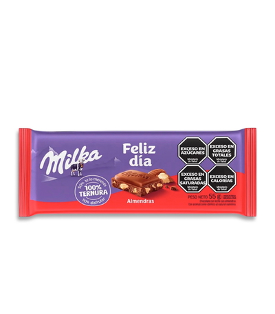 Chocolote Milka Almendras 55g - 5u.