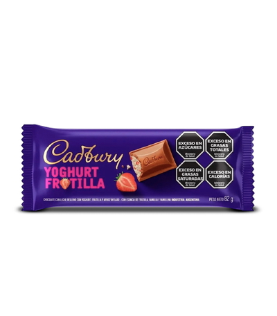 Chocolate Cadbury Yogurth 82g - 3u.