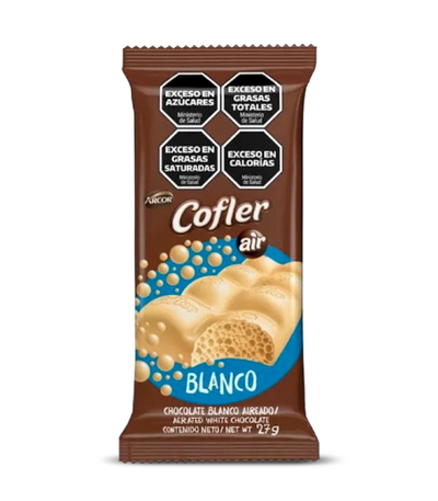 Chocolate Cofler Air Blanco 27g - 10u.
