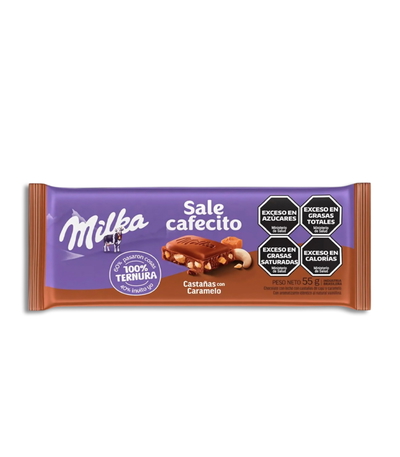 Chocolate Milka con Castañas 55g - 5u.