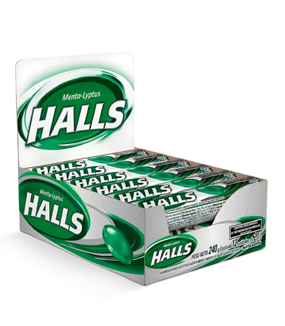 Caramelos Halls Free Menta Lyptus - 12u.