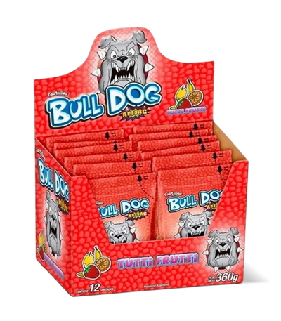Pastillas Bull Dog Acidas Tutti Frutti x 12u.