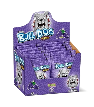 Pastillas Bull Dog Acidas Uva x 12u.