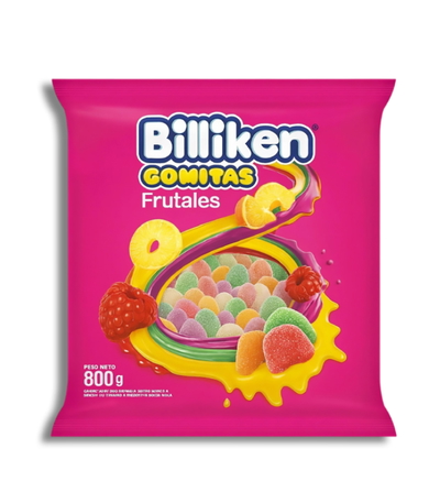 Gomitas Billiken Frutales 800g.