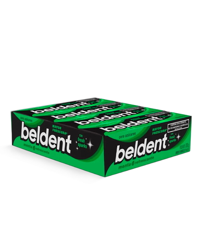 Chicle Beldent Menta - 20u.