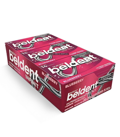 Chicle Beldent Infinit Blueberry  - 12u.