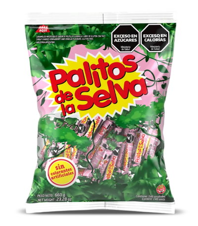 Caramelos Palitos de la Selva 600g.