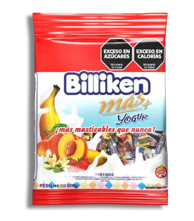 Caramelos Masticable Billiken Yogurt 600g.