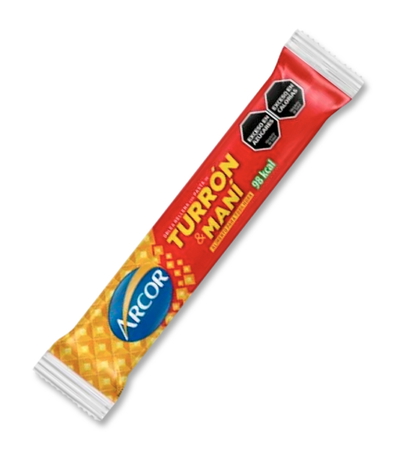 Turrón Arcor de Maní 25g  - Caja x 50u.
