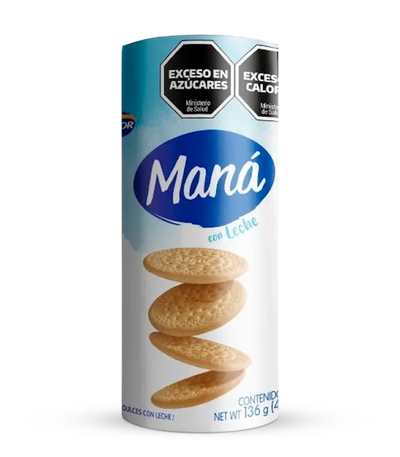Galletitas Maná Simple Leche 136g - 6u.