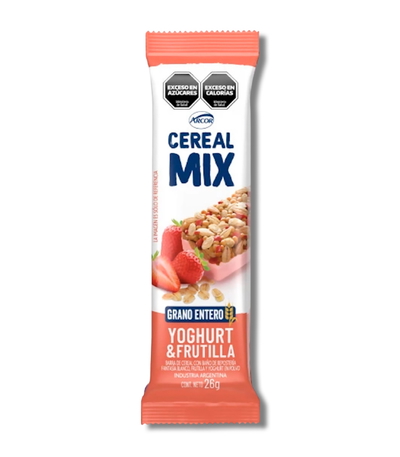 Barra Cereal Mix Yoghurt y Frutilla - 20u.