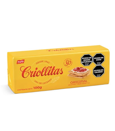 Galletitas Criollitas 100g - 10u.