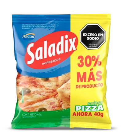 Galletitas Saladix Pizza 30g - 6u.