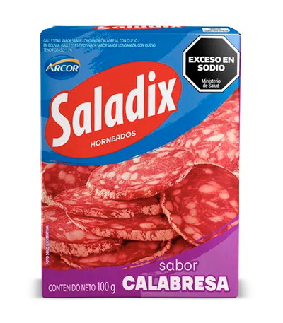 Galletitas Saladix Calabresa 100g - 6u.