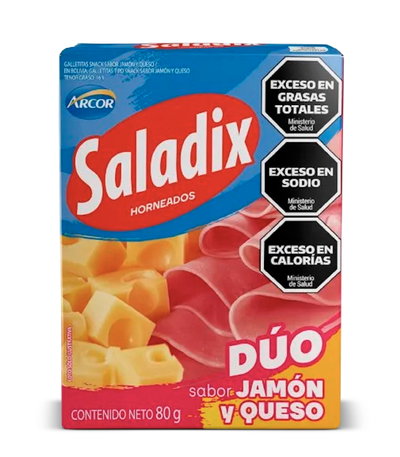 Galletitas Saladix Dúo 100g - 6u.