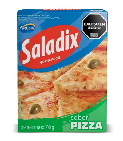 Galletitas Saladix Pizza 100g - 6u.