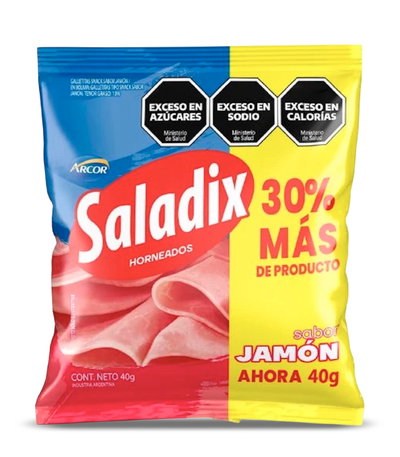 Galletitas Saladix Jamón 30g - 6u.