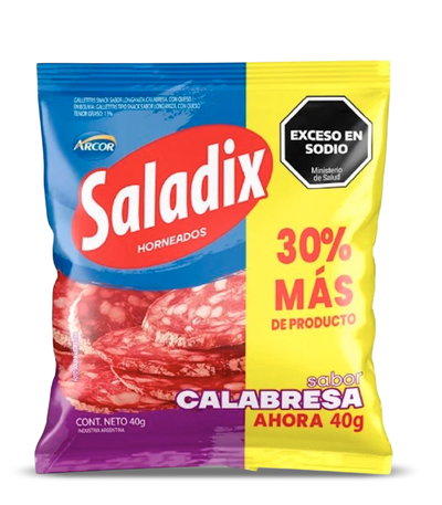 Galletitas Saladix Calabresa 30g - 6u.