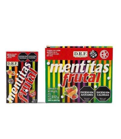 Pastillas Mentitas Frutales x 12u.